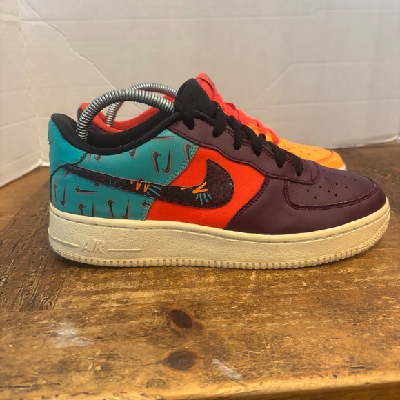 Nike Shoes - Nike Air Force 1 LV8 GS Low "What The 90s" Multicolor Way AT3407-600 Size 7Y